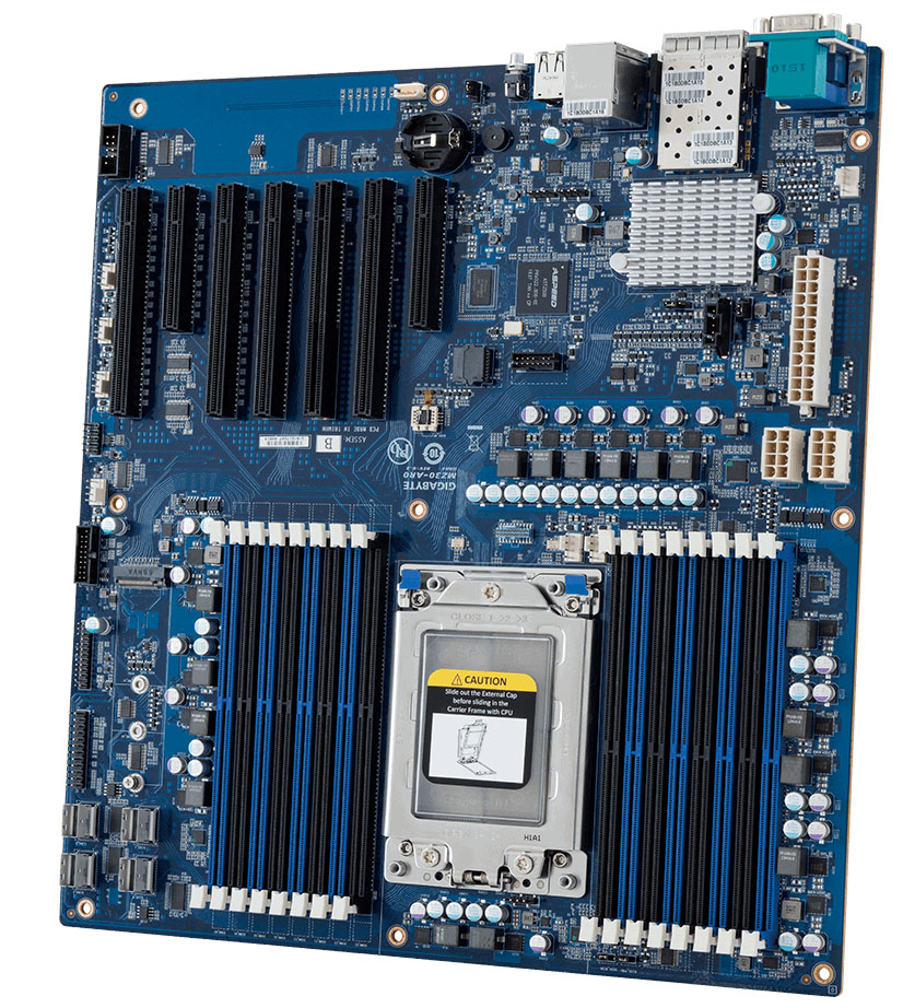 The GIGABYTE MZ31-AR0 Motherboard Review: EPYC with Dual 10G